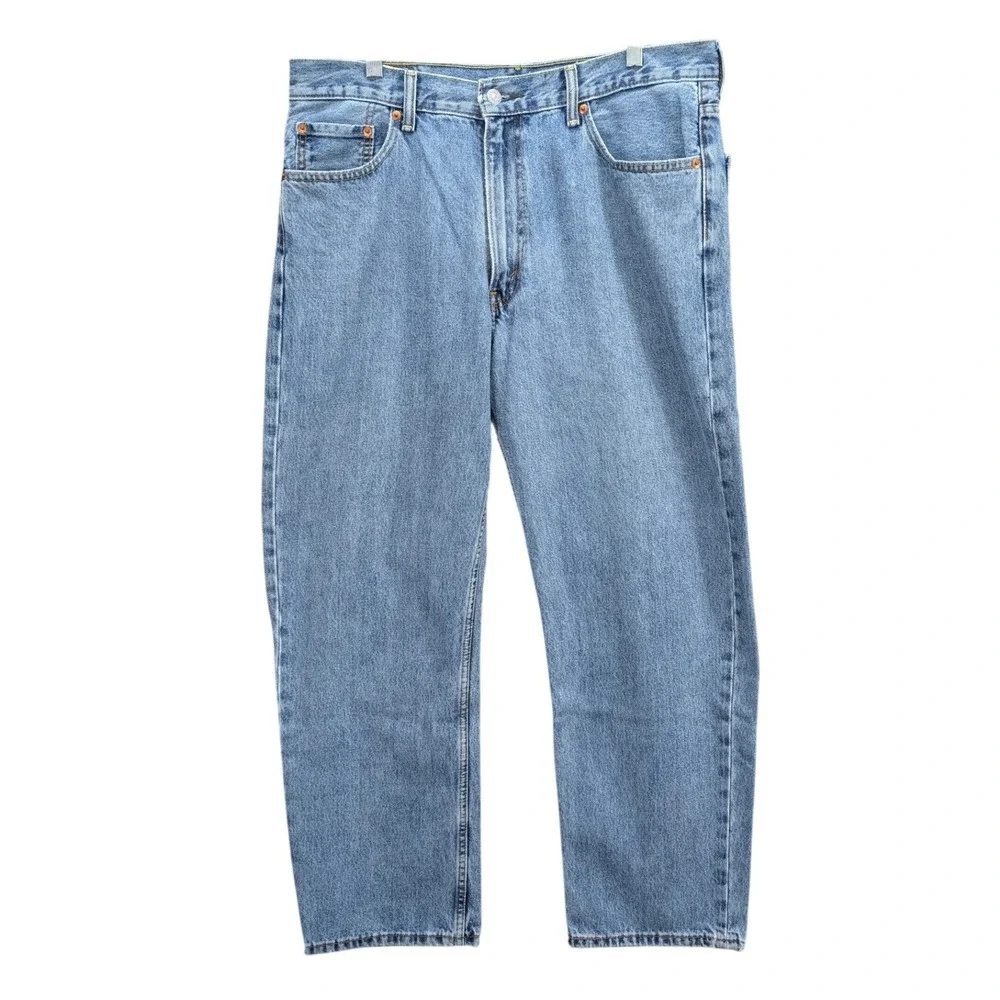 Levi's 550 Relaxed Fit Denim Jeans Men's 36x30 Light Wash Classic‎ Comfort Y2K